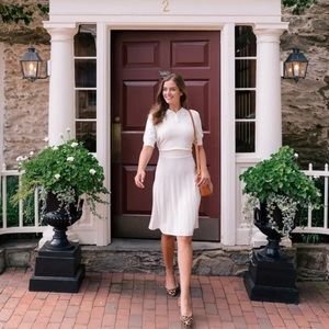 NWT GMG Elliott Cable Knit Polo Sweater Dress